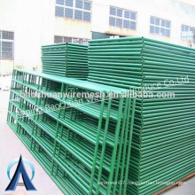 type strong steel pipe livestock fence ,Galvanized pipe livestock metal corral fence panels for horses